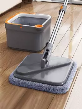 360 Spin Bucket Clean Mop с ведром для очистки воды из микрофибры для сточных вод без мытья рук для уборки дома, ведро для пола