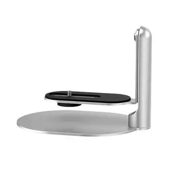 360-угольный настольный стенд для проектора в помещении и на открытом воздухе для мини-дисплея, видео кронштейн из сплава Z3U7 Silvery-1set