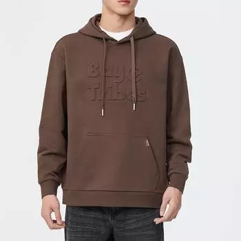 360G Autumn And Winter American Retro Hooded Sweater Men S Loose Large Size Long-Sleeved Youth Clothes Trendy Top Men S Clothing M чёрный