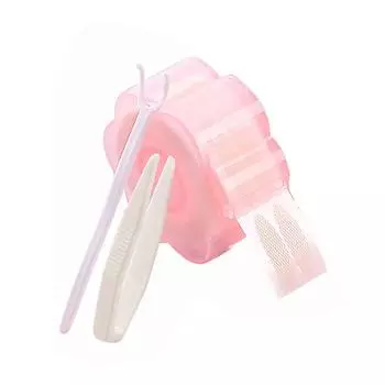 360Pcs Breathable Invisible Lace Eyelid Sticker S/L Fold Mesh Eye Stickers Big Eyes Olive Shaped Eyelid Tape Roll Beauty