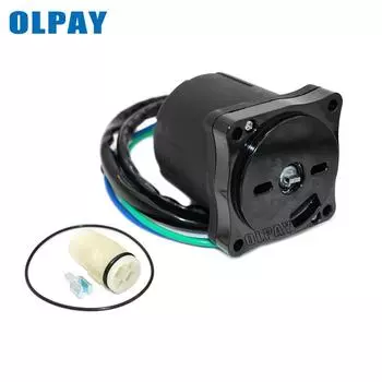 36120-ZY3 Двигатель наклона трима 36120-ZY3-013 12 В для подвесного мотора Honda 75-225 л.с. 36120-ZY3-023 36120-ZY9-013 чёрный