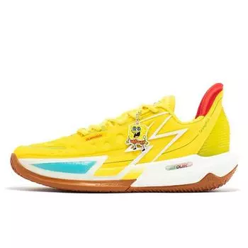 361 Degrees BIG3 4.0 Quick Pro SpongeBob SquarePants мужские кроссовки желтые синие резинки 672331124-4 46