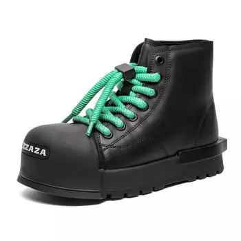 3630 Original Mickey big head shoes men s platform heightening autumn and winter niche board shoes Guochao street versatile high-top shoes 36-Female code