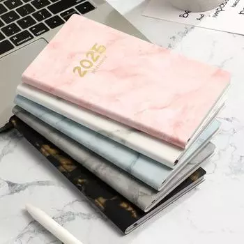 365-дневный блокнот для расписания на 2025 год Многофункциональный блокнот для расписания на английском языке Журнал для расписания на английском языке Главная розовый