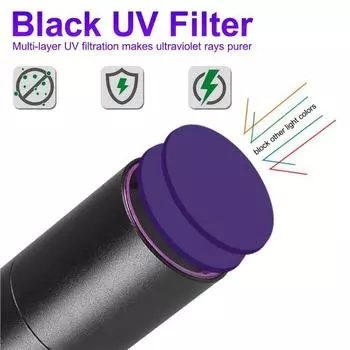 365 nm Mini UV Flashlight Black Light LED UV Flashlight Handheld Ultraviolet Lamp Torch Blacklight Detector for Pet Urine Stain