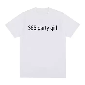 365 Party Girl Charli XCX Brat 360 Альбом Футболка Мужская Женская Модная Футболка 100% Хлопок Уютные Футболки Оверсайз S