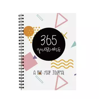 365 вопросов: Пять лет ежедневных вопросов. Интересный дневник, блокнот интересных вопросов One Size
