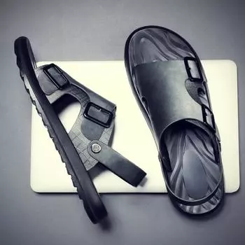 3665 manufacturers summer wear men s slippers trendy personality Korean version beach outdoor casual sandals 38