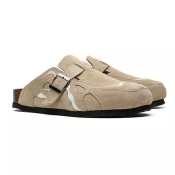 3692 thick-soled new spring and summer outer wear bag head half slippers one pedal retro soft-soled Boken single shoes 36