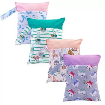 36*28 см водонепроницаемая сумка для подгузников с принтом, тканевая сумка с двойным карманом и мультяшной ручкой, сумка для подгузников, сумка для мамы 36*28cm