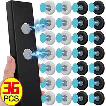 36/2 шт. Сильный магнитный крючок настенный подвесной анти-потеряющийся магнит пульт дистанционного управления домашний холодильник магнит стеллаж для хранения крючки 2PCS(1set)