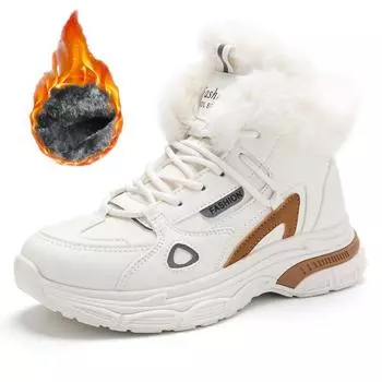 36-43 зимние женские большие модные плюшевые повседневные хлопковые ботинки зимние ботинки теплые спортивные туфли для папы женские короткие ботинки 36 бежевый