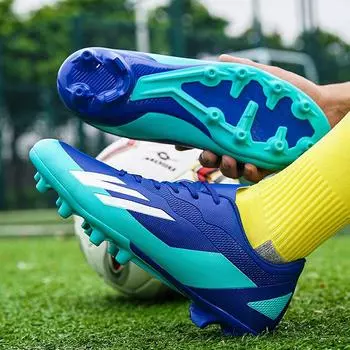 36-45 Футбольные бутсы Унисекс TF Резиновая Мягкая Подошва Сломанные Когти Профессиональные Футбольные Бутсы Молодежная Тренировочная Обувь 36