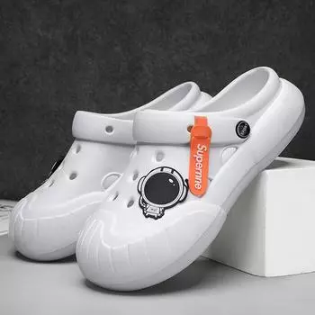 36-45 летние роскошные парные сандалии One Word Outdoor Beach Sandals Shoes для мальчиков в домашних тапочках для мужчин Бесплатная доставка 36-37 чёрный