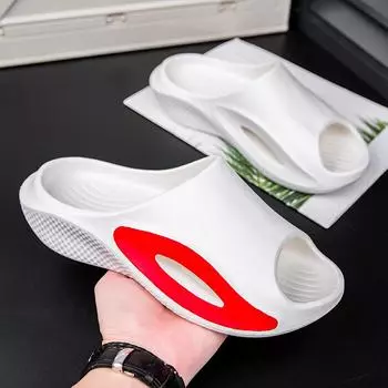 36-45 Summer Luxus Slippers Boy Couple s Fashion Designer Outdoor Beach Sandals High Quality Platform Men s Shoes Free Shipping 36-37 хаки