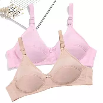 36-46 нижнее белье из чистого хлопка без косточек, женские дышащие бюстгальтеры для мам больших размеров, бюстгальтеры для среднего и пожилого возраста 36/80 бежевый