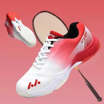 36-46 Высококачественная амортизирующая противоскользящая и износостойкая обувь для бадминтона Теннисная обувь Волейбольная обувьПовседневная спортивная обувь 36 синий