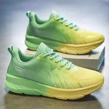 36-46унисекс, обувь для папы большого размера, модная тенденция, ультралегкий табурет с толстой подошвой, мужская спортивная обувь, женская обувь 36 зелёный