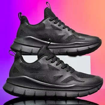 36-47 Пара больших размеров Легкие дышащие Стильные и амортизирующие кроссовки для бега Спортивная и модная обувь Повседневная обувь 36 белый