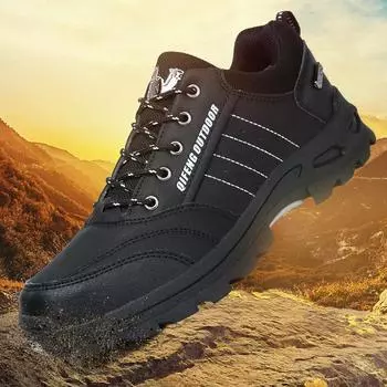 36-47 Пара Модные Большие Кроссовки Для Отдыха На Открытом Воздухе Альпинизм Обувь Для Путешествий Походная Обувь Спортивная Обувь Для Отдыха 36 чёрный