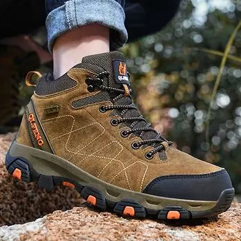 36-47 Пара Плюс Размер Модные и трендовые высокие походные ботинки для активного отдыха Обувь для спорта и отдыха Туристическая походная обувь 36 серый