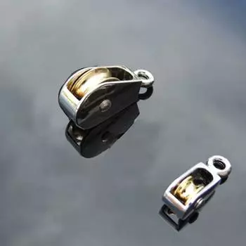 36/52/75 мм шкив цинковый сплав фиксированный шкив коронный блок мини одинарный шкив для DIY 52mm