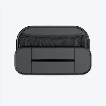 36*8*24cm Black Pu Leather Car Seat Back Storage Box Multifunctional Organizer