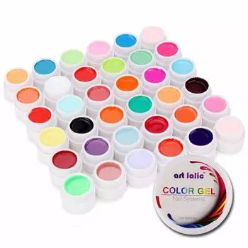 36 цветов ногтей УФ-гель чистые цвета покрытия дизайн расширения DIY набор советов