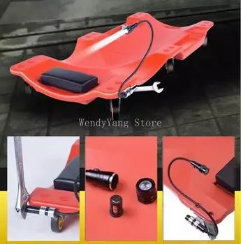 36-дюймовая доска для ремонта автомобиля со светодиодной подсветкой, запасные части для скейтборда, ремонтная доска, инструмент для технического обслуживания автомобиля