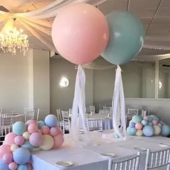 36-дюймовый воздушный шар с макаронами, очень большой круглый латексный шар, принадлежности для украшения вечеринок 18 inch жёлтый