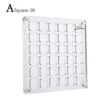 36 отделений Eashell Display Box акриловый магнитный Seashell Display Box для бисера, ювелирных изделий, небольших органайзеров для поделок, контейнеров