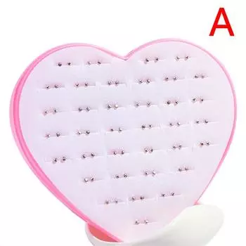 36 пар женских сережек-гвоздиков с цветком в виде страз StyleA