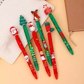 36 Pcs Christmas Gel Pen 0.5mm Tip Fragrance Ink Pen Push Type