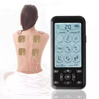 36 режимов Электрический Tens Relax Мышечный стимулятор EMS Акупунктурный массажер для тела Цифровая терапия Машина для похудения Электростимулятор