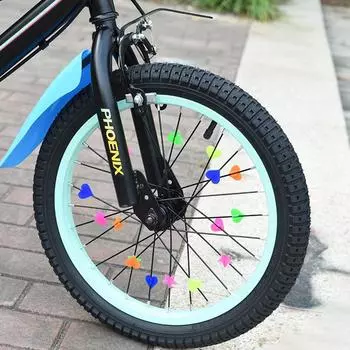 36 шт. красочные украшения клипсы для детского велосипеда многоцветные пластиковые бусины для спиц велосипедного колеса детские подарки аксессуары для велосипеда