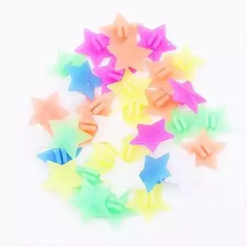 36 шт. красочных зажимов безопасности велосипедные разноцветные сердечки с изображением звездочек для колес велосипедные аксессуары украшения бусины спицы бусины