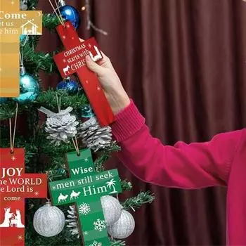 36 шт. крестов подвесные украшения деревянные подвесные кресты украшения цветной крест кулон для