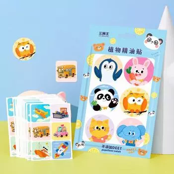 36 шт. Летний пластырь от комаров, растительное эфирное масло, наклейка от комаров для детей, малышей, младенцев D