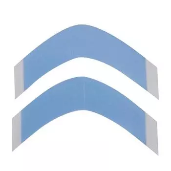 36 шт./лот супер прочные волосы парик лента двойная клейкая лента для наращивания полоски водонепроницаемые для париков/париков с кружевом пленка CC форма жёлтый