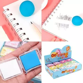 36 шт./набор ластик-клячка формовочный ластик-клячка ластики для рисования цветные художественные ластики для студентов