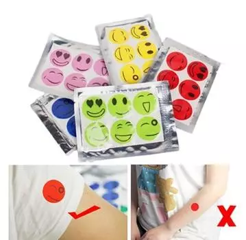 36 шт. репеллент против комаров наклейка пластырь улыбающееся лицо репеллент от насекомых мультфильм анти комар
