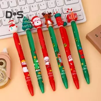 36 шт. Рождественская гелевая ручка с наконечником 0,5 мм, ароматизированная чернильная ручка, ручка-нажимная ручка с черными ароматизированными чернилами, наполнители для чулок для студентов, учителей, офисных работников 36pcs