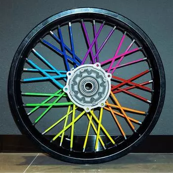 36 шт. универсальные чехлы для спиц велосипеда, защитные чехлы для спиц мотоцикла, велосипеда для бездорожья, трубки, украшения для велосипеда 17/24 мм