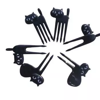 36 шт. Вилки для еды с животными, фруктовые вилки, декор, животное, мультяшная зубочистка, ланч