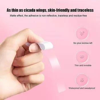 36 шт. Женская прозрачная двухсторонняя лента для одежды и тела, прозрачный прочный клей для всех оттенков кожи и тканей M