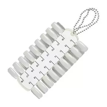 36 советов для дизайна ногтей. Палитра для отображения лака. Таблица цветов с цепочкой.