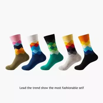 36 стилей мужские хлопковые носки для платья, оптовая упаковка - 5 пар модных забавных повседневных носков, подарочный набор для и дропшиппинга GENERAL SIZE