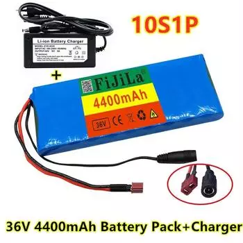 36 В 4400 мАч 10S1P 18650 литий-ионный аккумулятор Ebike электрический автомобиль велосипед скутер ремень 20A BMS 500 Вт + 42 В 2A зарядное устройство 1PCS