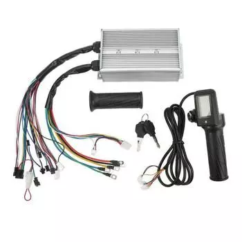 36 В 48 В 1500 Вт бесщеточный контроллер двигателя ЖК-дисплей измеритель ручка дроссельной заслонки с замком для электроскутера электрический велосипед