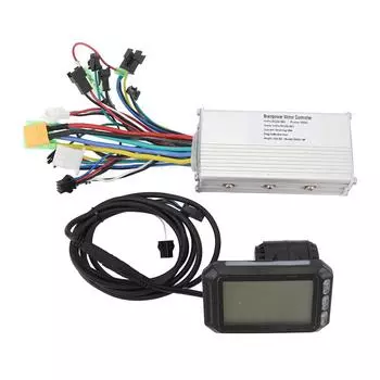 36 В 48 В 500 Вт 28 А Бесщеточный контроллер для электровелосипеда 5530 ЖК-дисплей Панель S600 Комплект для переоборудования велосипеда